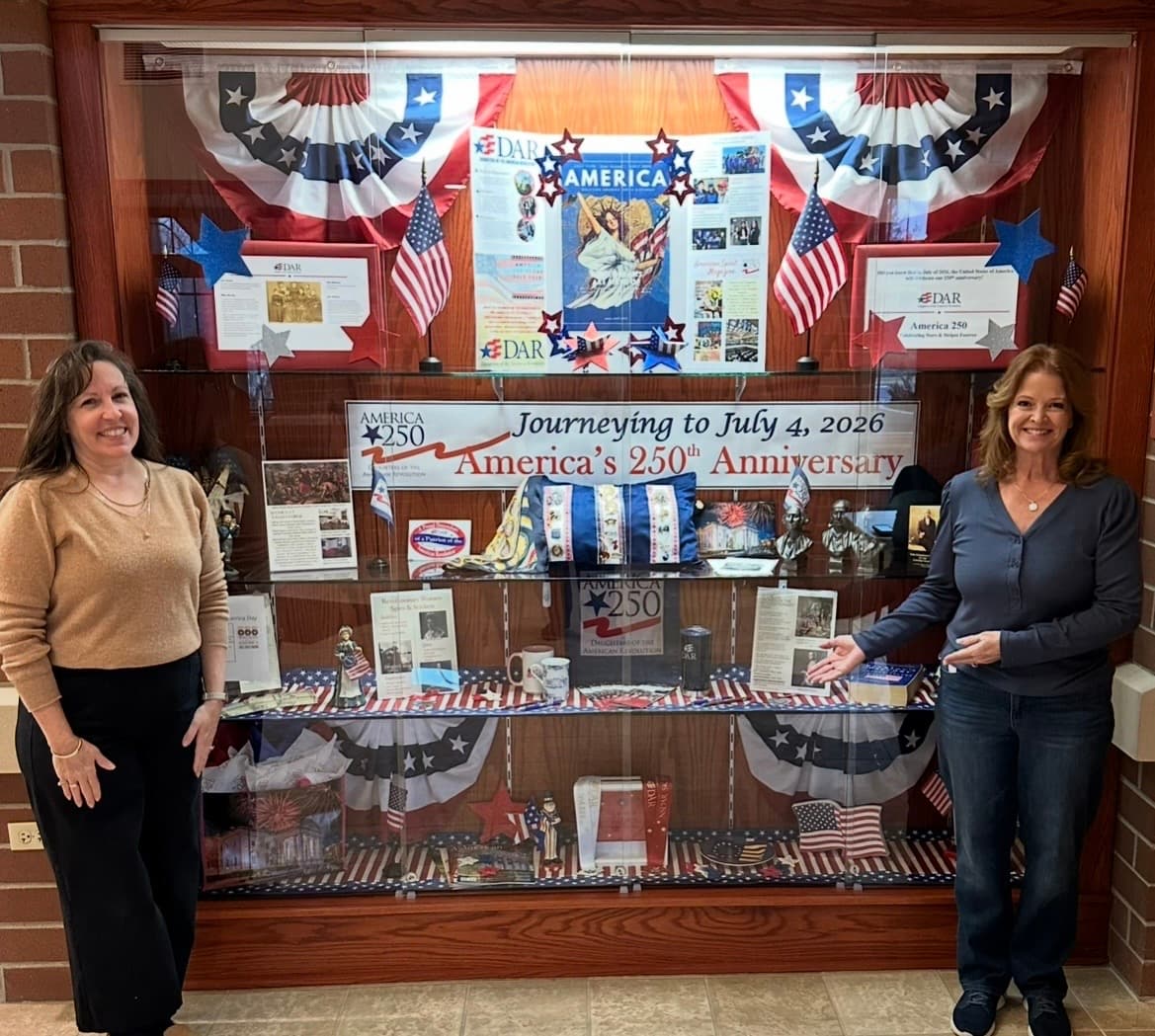 Amy And Lynda Huntley Area Public Library Display Case